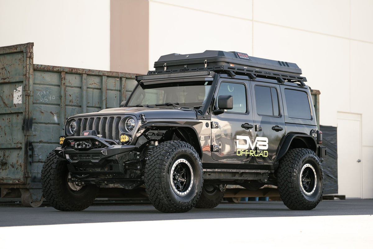2018 2025 Jeep Gladiator Wrangler Spec Series Front Bumper DV8 Offroad