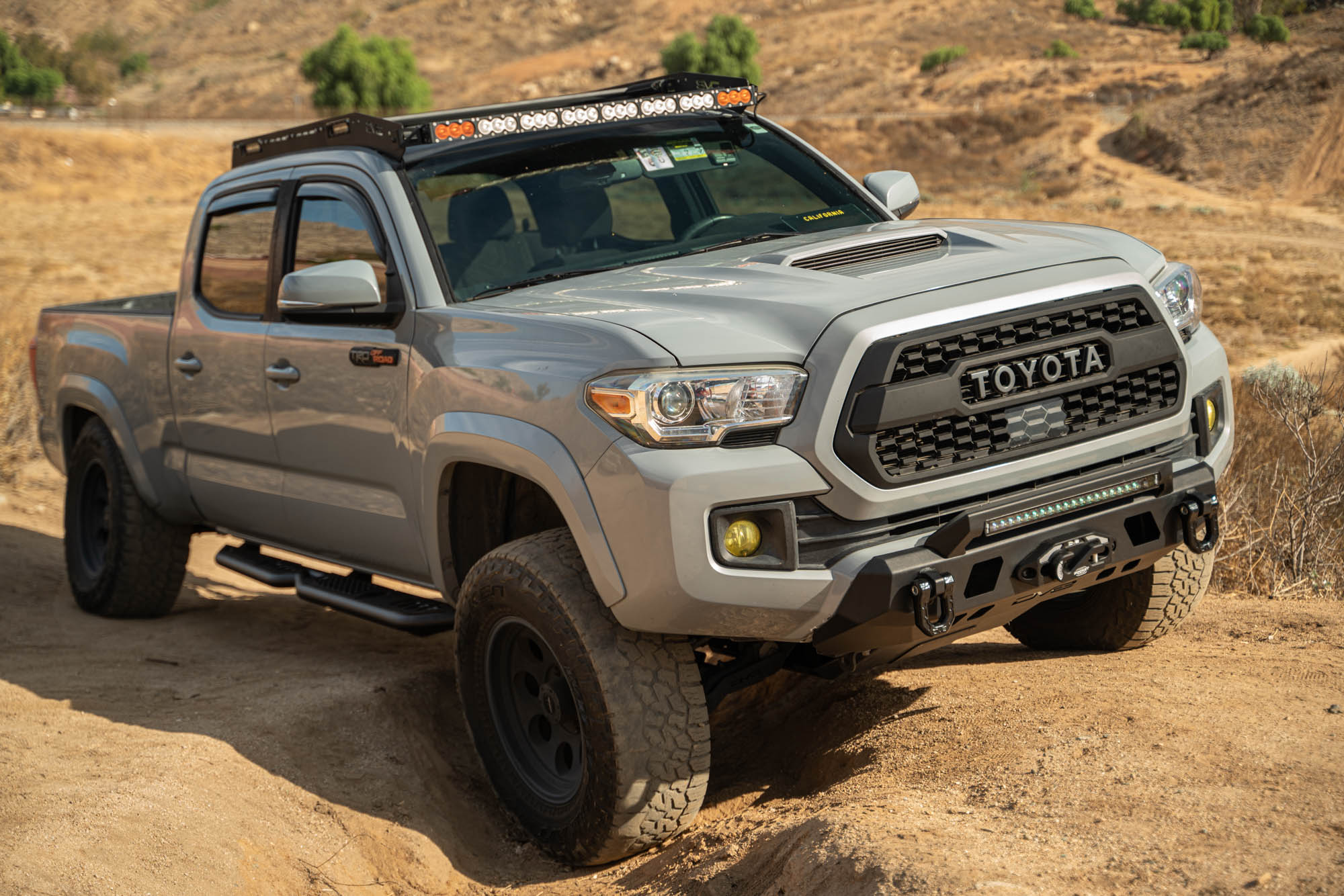 2016 2023 Toyota Tacoma Center Mount Front Bumper V2 DV8 Offroad