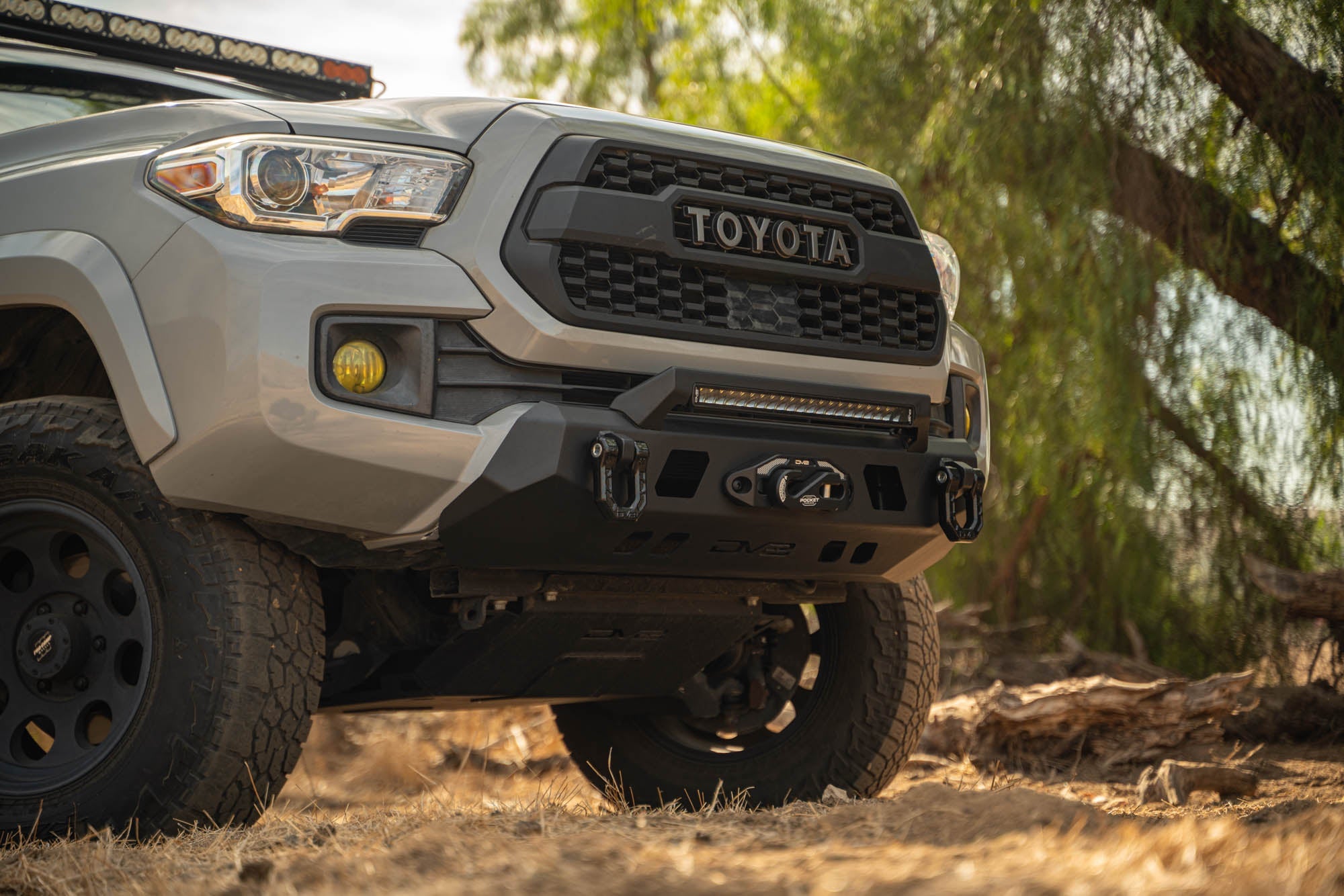 2016 2023 Toyota Tacoma Center Mount Front Bumper V2 DV8 Offroad