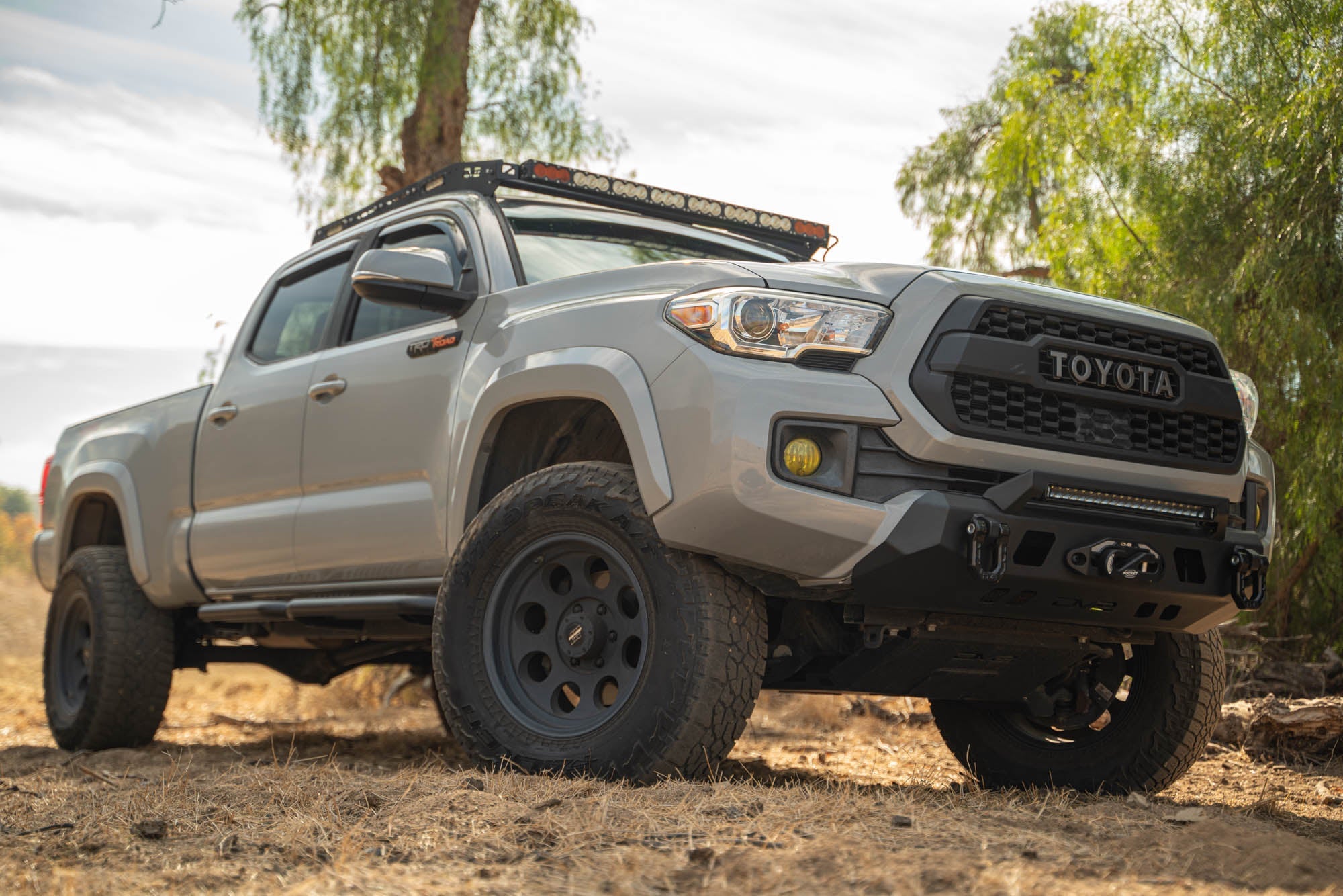 2016 2023 Toyota Tacoma Center Mount Front Bumper V2 DV8 Offroad