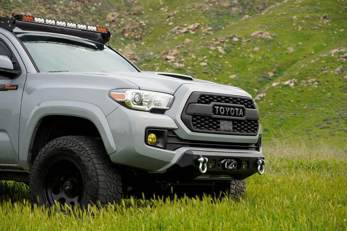 2016 2023 Toyota Tacoma Centric Winch Front Bumper DV8 Offroad