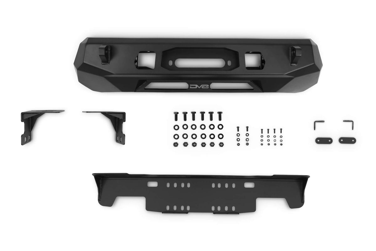 2016 2023 Toyota Tacoma Centric Winch Front Bumper DV8 Offroad