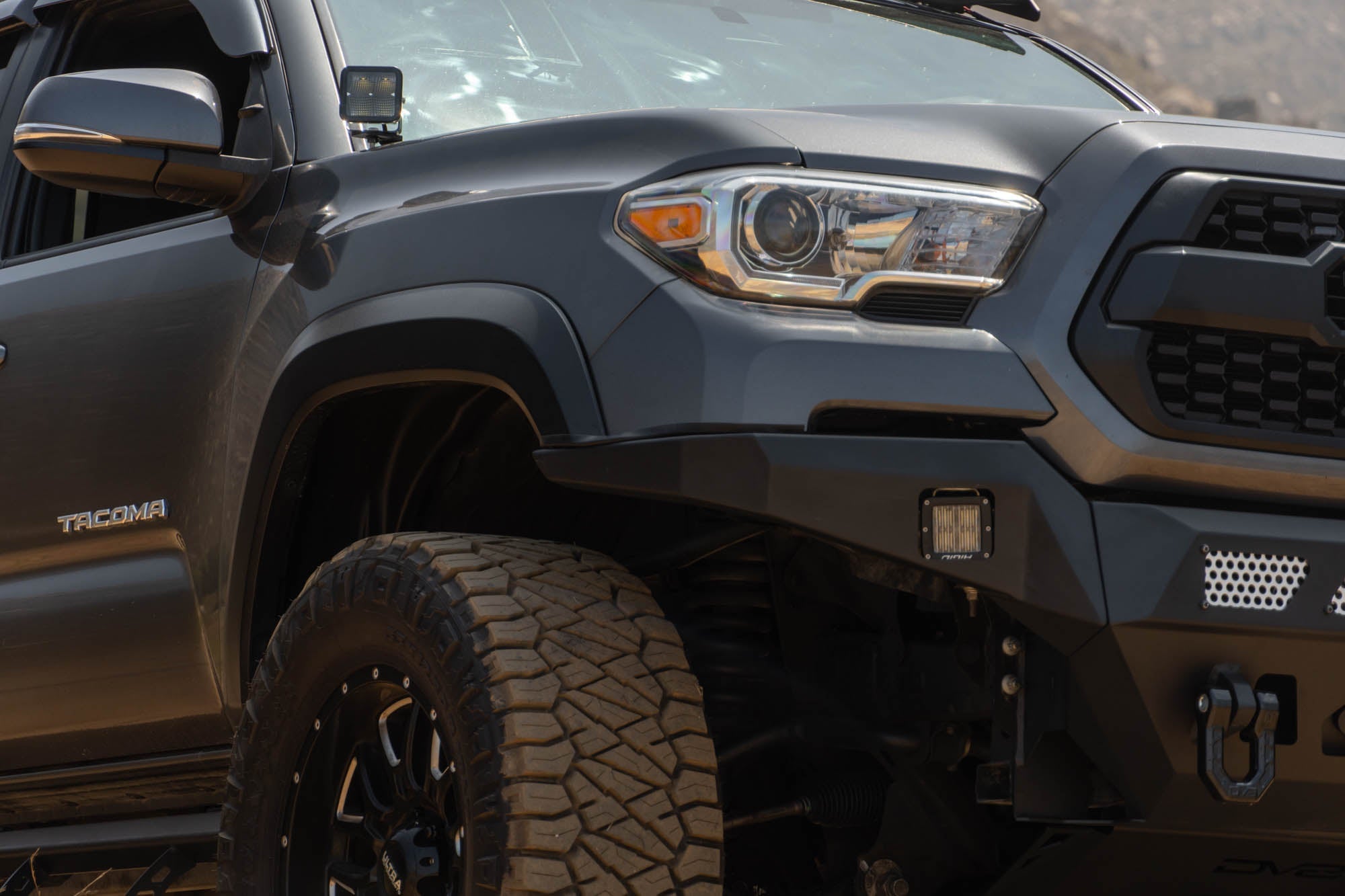 2016 2023 Toyota Tacoma Mto Series Winch Front Bumper DV8 Offroad