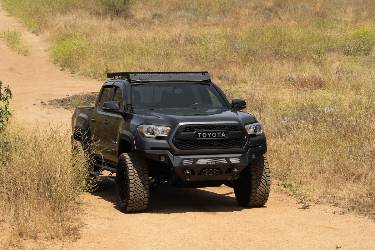 2016 2023 Toyota Tacoma Mto Series Winch Front Bumper DV8 Offroad
