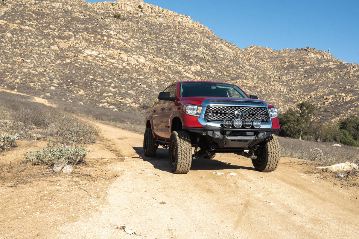 2014 2021 Toyota Tundra Tube Front Bumper DV8 Offroad
