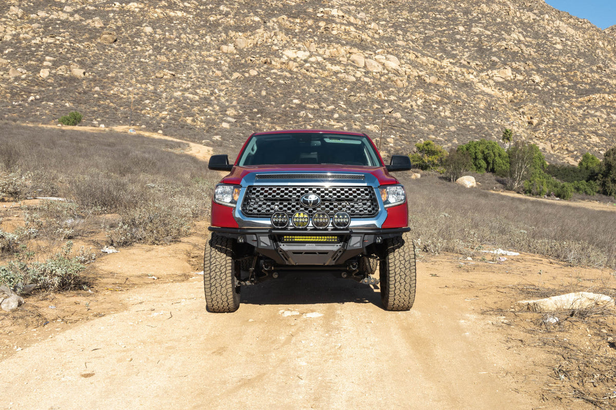 2014 2021 Toyota Tundra Tube Front Bumper DV8 Offroad