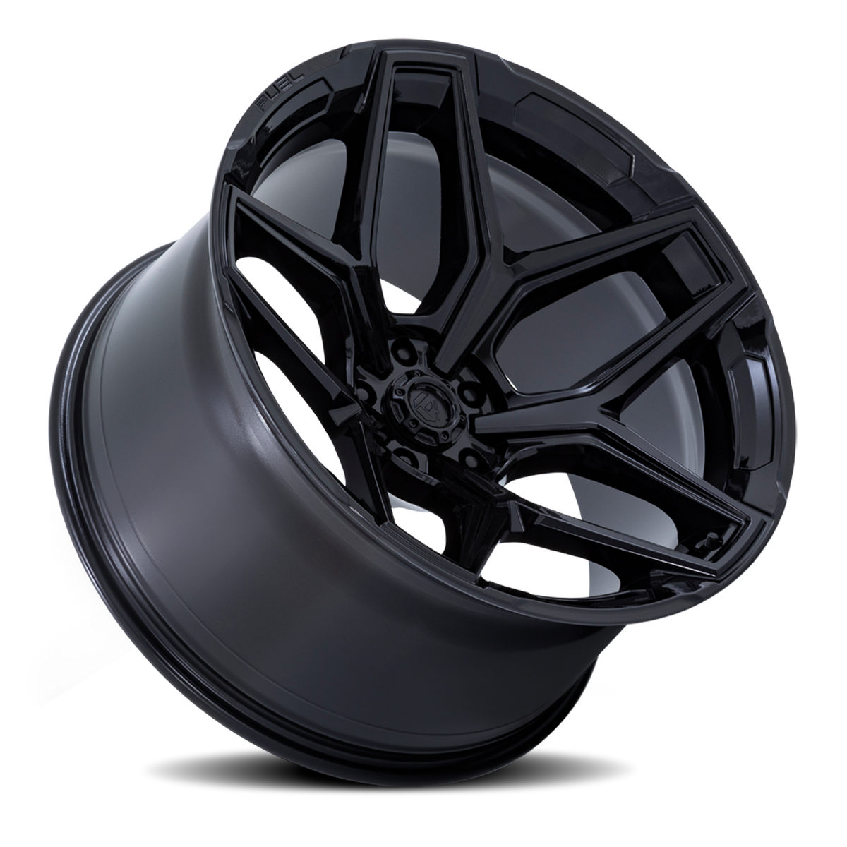 Aluminum Wheels 20X9 Flux 6 FC854BX 6 On 139.7 Gloss Black 106.1 Bore 1 Offset Fuel Off Road Wheels