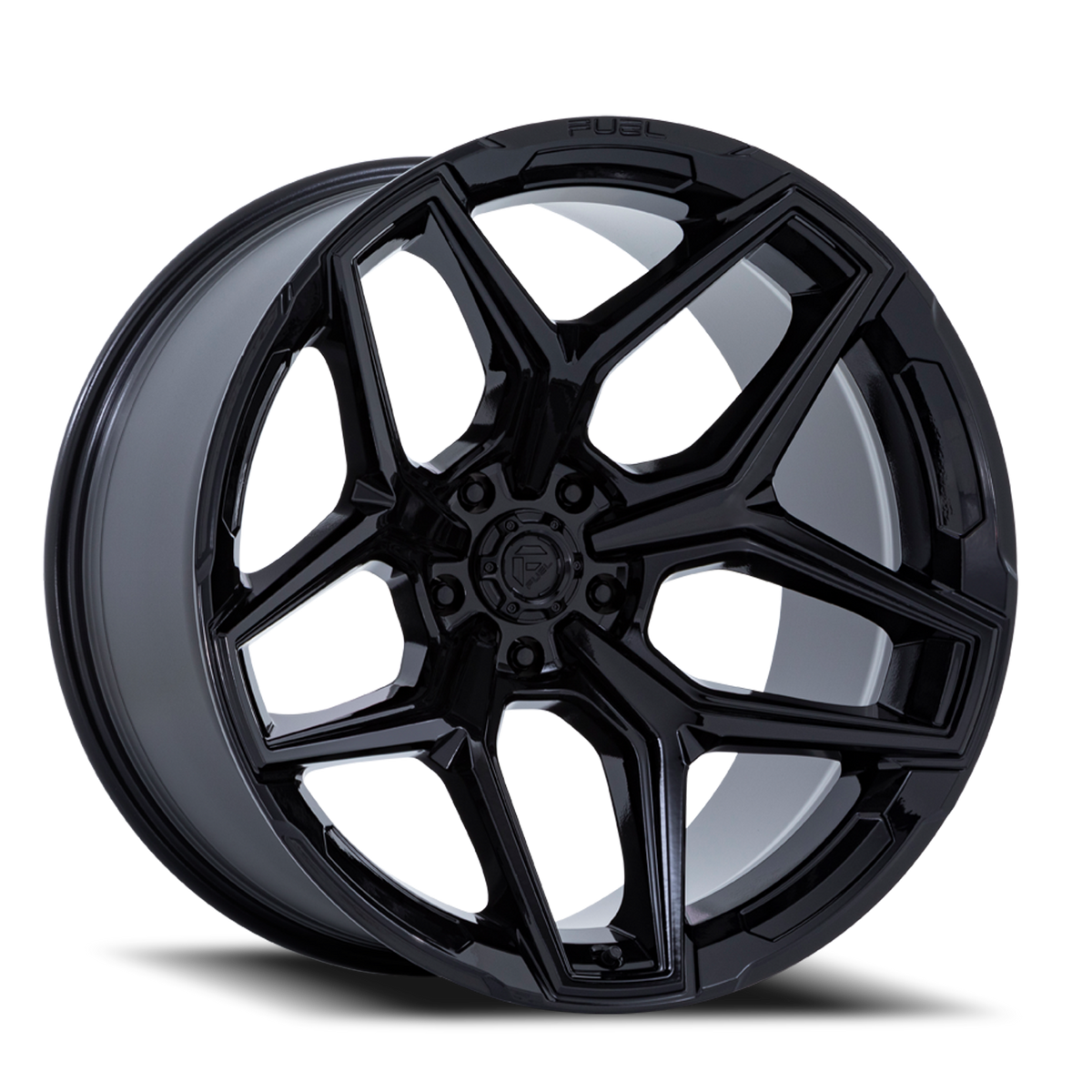 Aluminum Wheels 20X9 Flux 6 FC854BX 6 On 139.7 Gloss Black 106.1 Bore 20 Offset Fuel Off Road Wheels