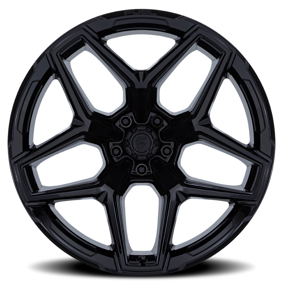 Aluminum Wheels 20X9 Flux 6 FC854BX 6 On 139.7 Gloss Black 106.1 Bore 20 Offset Fuel Off Road Wheels