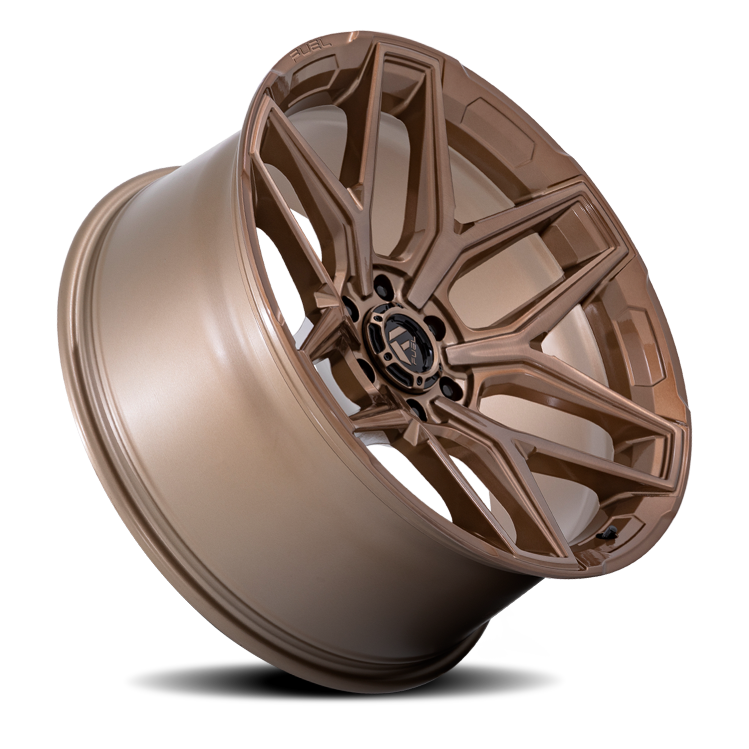 Aluminum Wheels 18X9 Flux 6 FC854ZR 6 On 135 Platinum Bronze 87.1 Bore 20 Offset Fuel Off Road Wheels