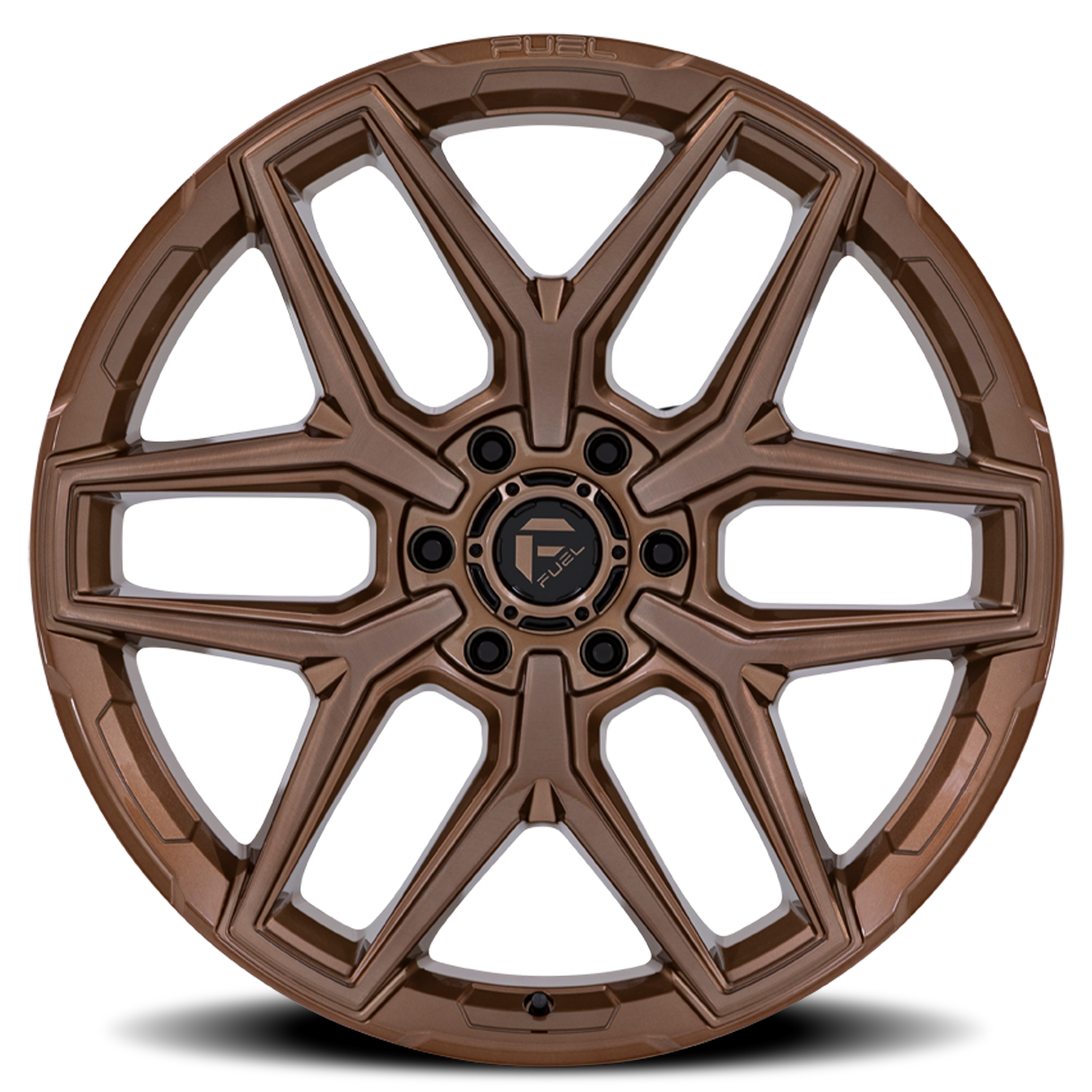 Aluminum Wheels 18X9 Flux 6 FC854ZR 6 On 120 Platinum Bronze 66.9 Bore 20 Offset Fuel Off Road Wheels