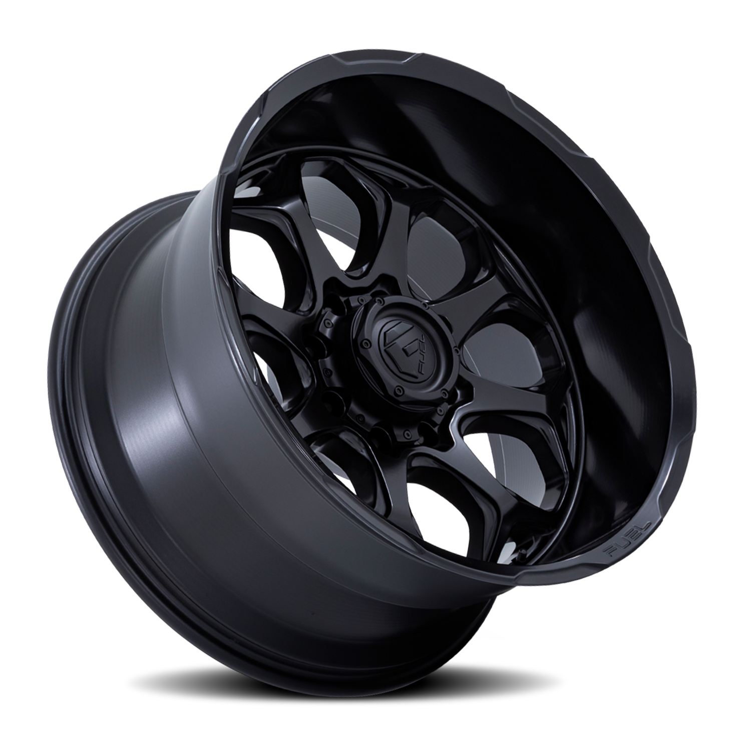 Aluminum Wheels 20X9 Scepter FC862 MX 8 On 180 Blackout 124.2 Bore 1 Offset Fuel Off Road Wheels