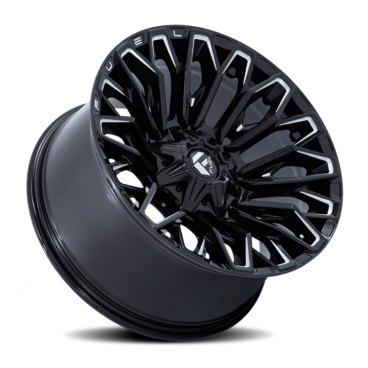 Aluminum Wheels 20X10 Strike FC865 BE 6 On 135/6 On 139.7 Gloss Black Milled 106.1 Bore -18 Offset Fuel Off Road Wheels