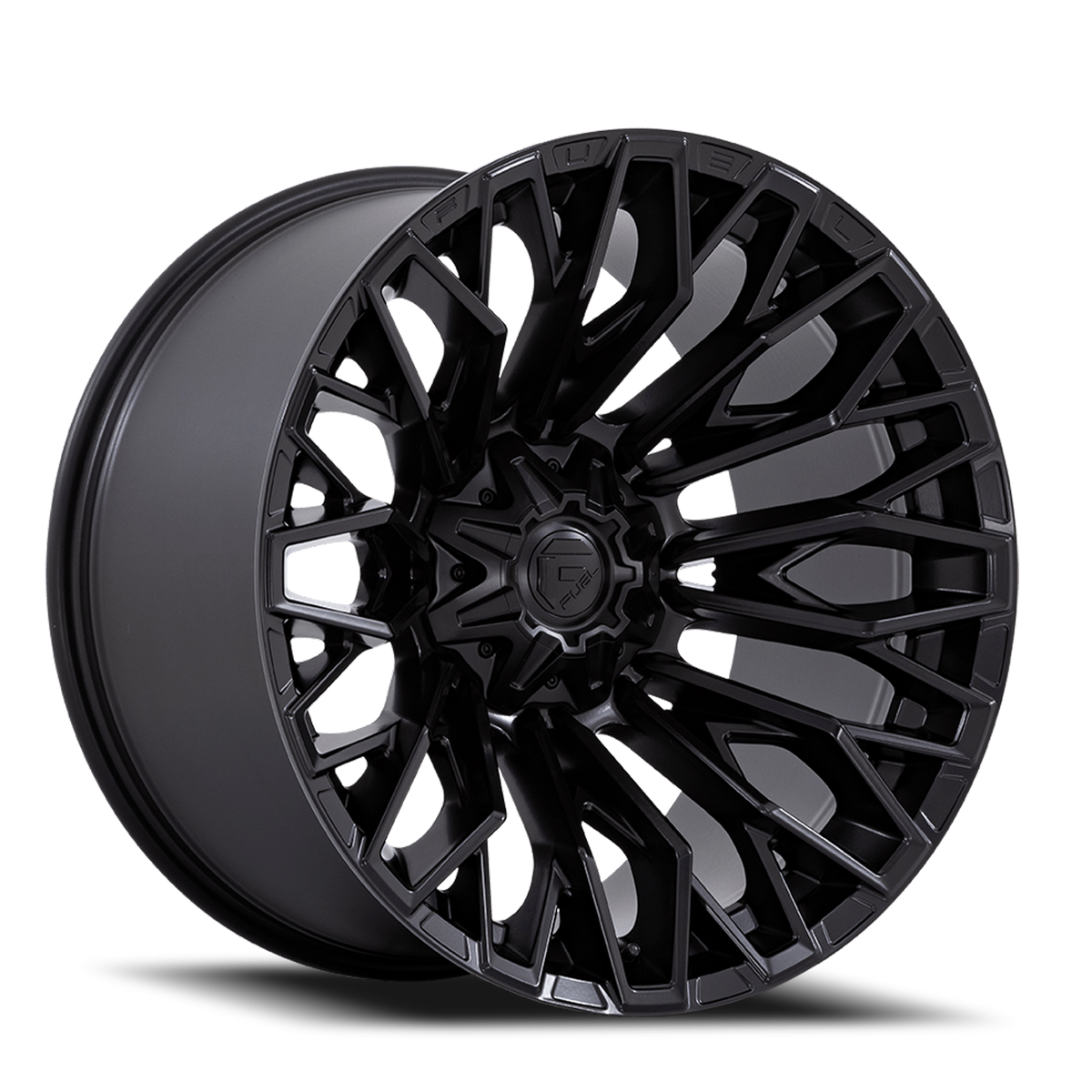 Aluminum Wheels 22X10 Strike FC865 MX 8 On 165.1 Blackout 125.1 Bore -18 Offset Fuel Off Road Wheels