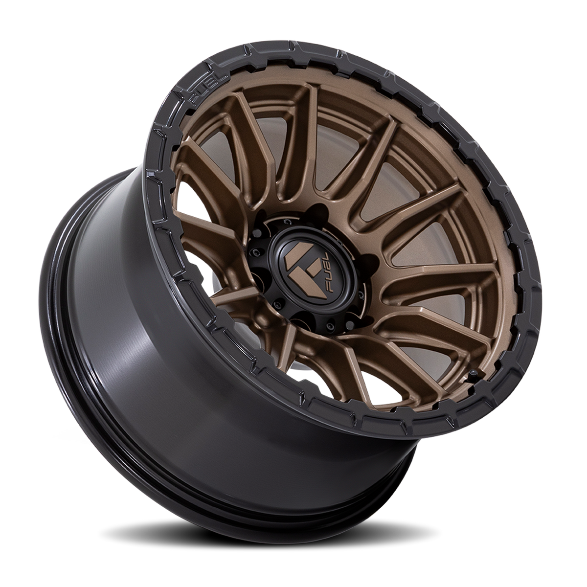 Aluminum Wheels 17X9 Piston FC866 ZB 5 On 127 Matte Bronze/Gloss Black Lip 71.5 Bore 1 Offset Fuel Off Road Wheels