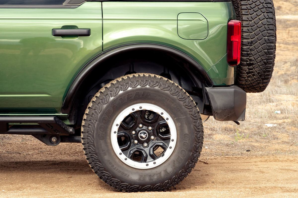 2021 2024 Ford Bronco Tube Fender Flares DV8 Offroad