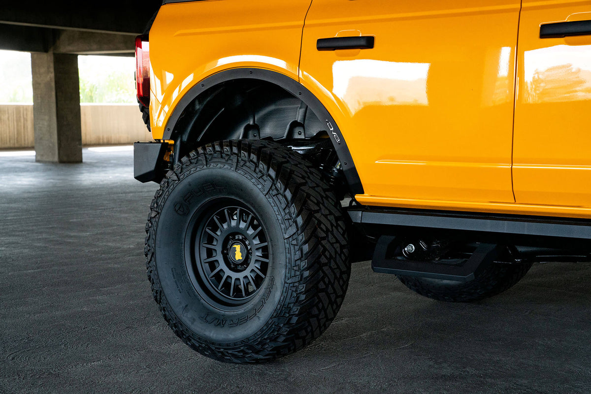 2021 2024 Ford Bronco Fender Flare Deletes DV8 Offroad