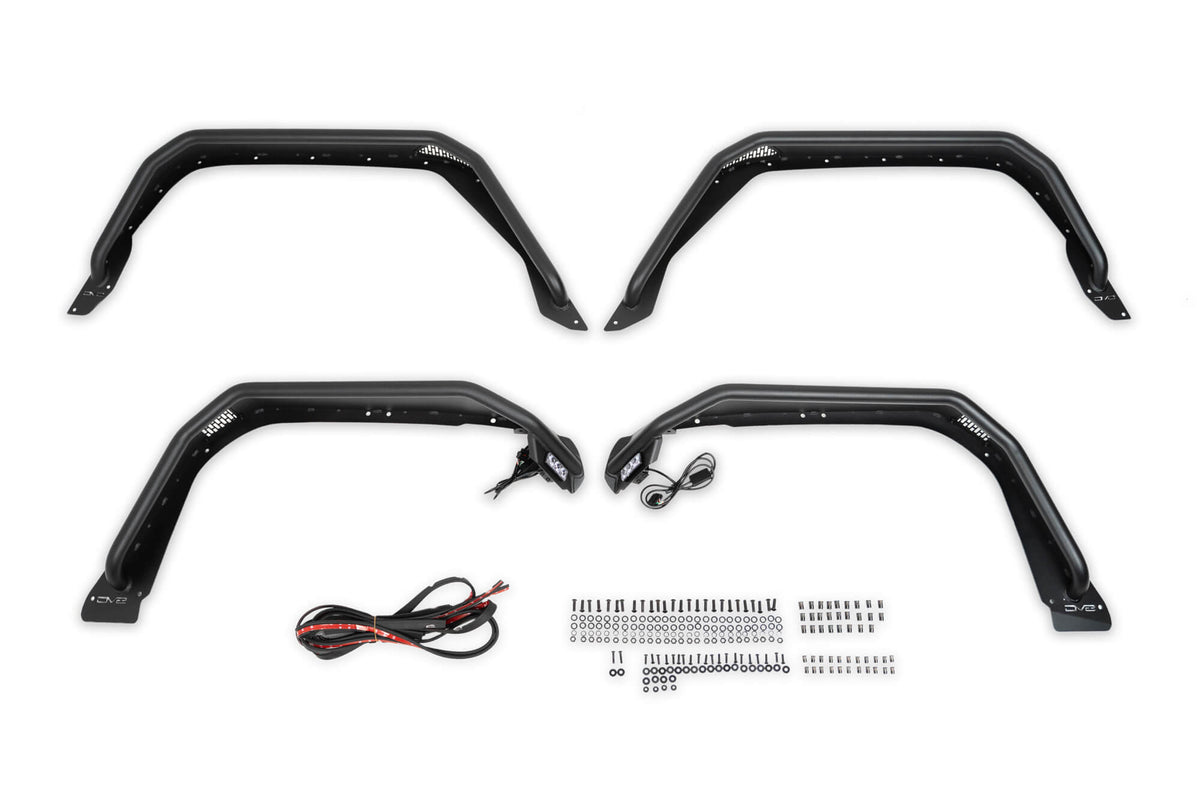 2020 2025 Jeep Gladiator JT Spec Series Fender Flares DV8 Offroad