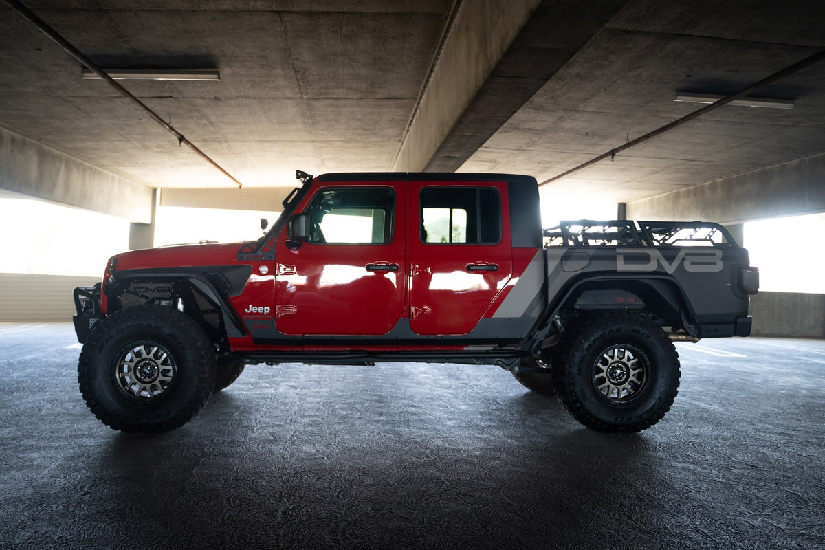 2020 2025 Jeep Gladiator JT Slim Fender Flares DV8 Offroad