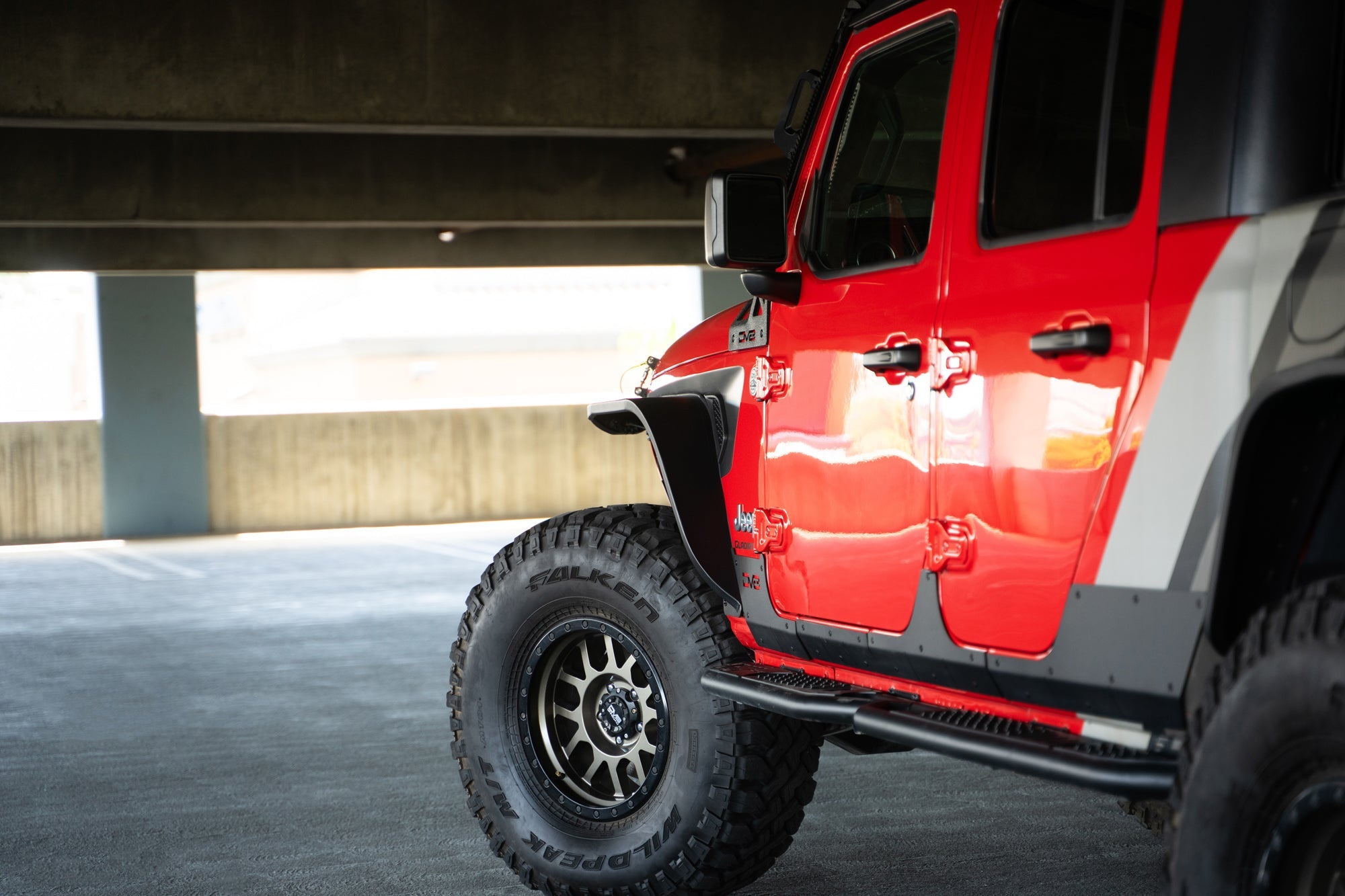 2020 2025 Jeep Gladiator JT Slim Fender Flares DV8 Offroad