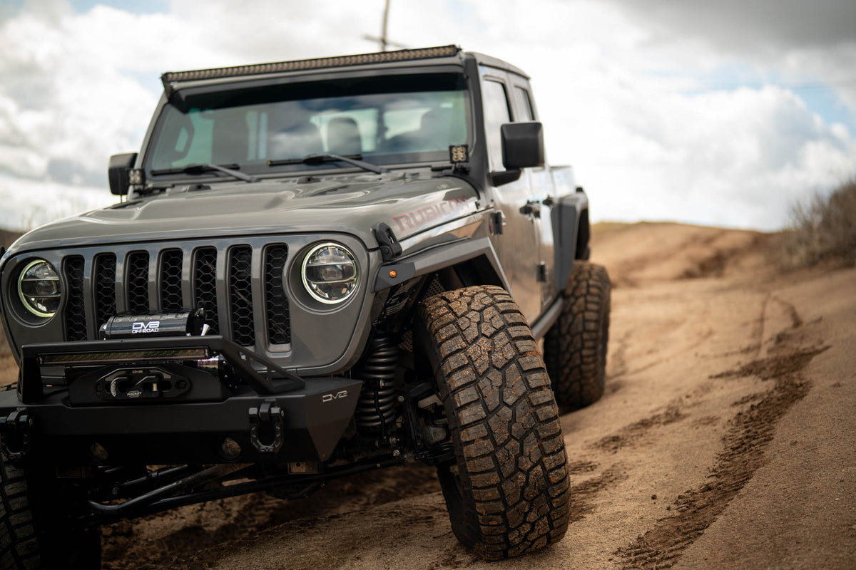 2020 2025 Jeep Gladiator JT Armor Fender Flares DV8 Offroad