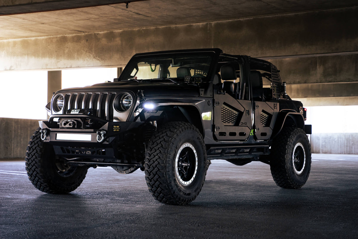 2018 2025 Jeep Wrangler JL JLU Slim Fender Flares DV8 Offroad