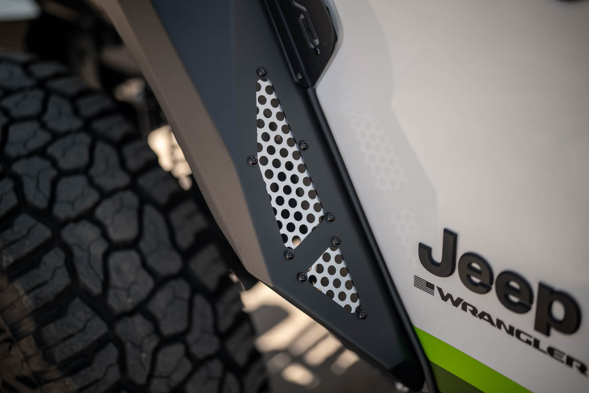 2018 2025 Jeep Wrangler JL Armor Fender Flares DV8 Offroad