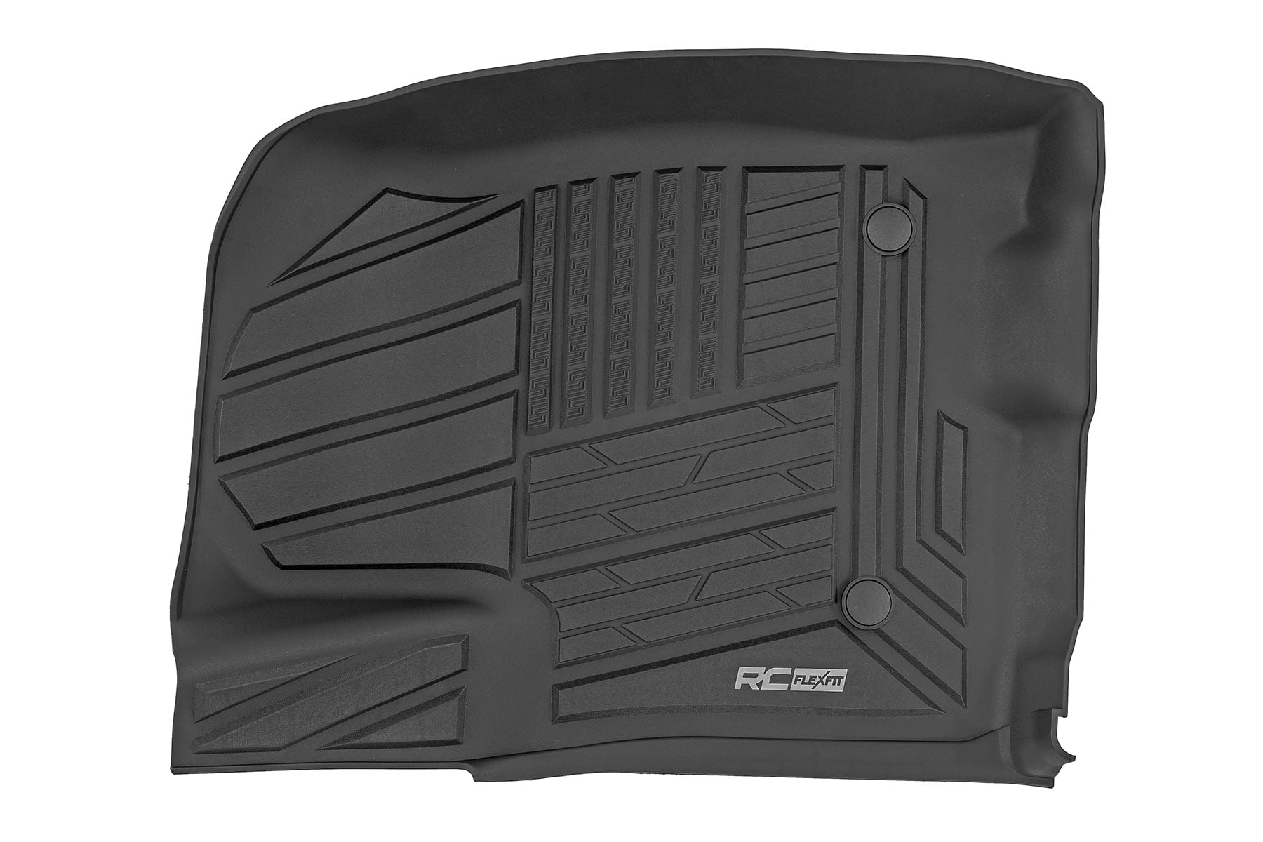Flex-Fit Floor Mats FR & RR FR Bucket Crew Silverado/Sierra 1500/2500HD/3500HD (19-26) Rough Country