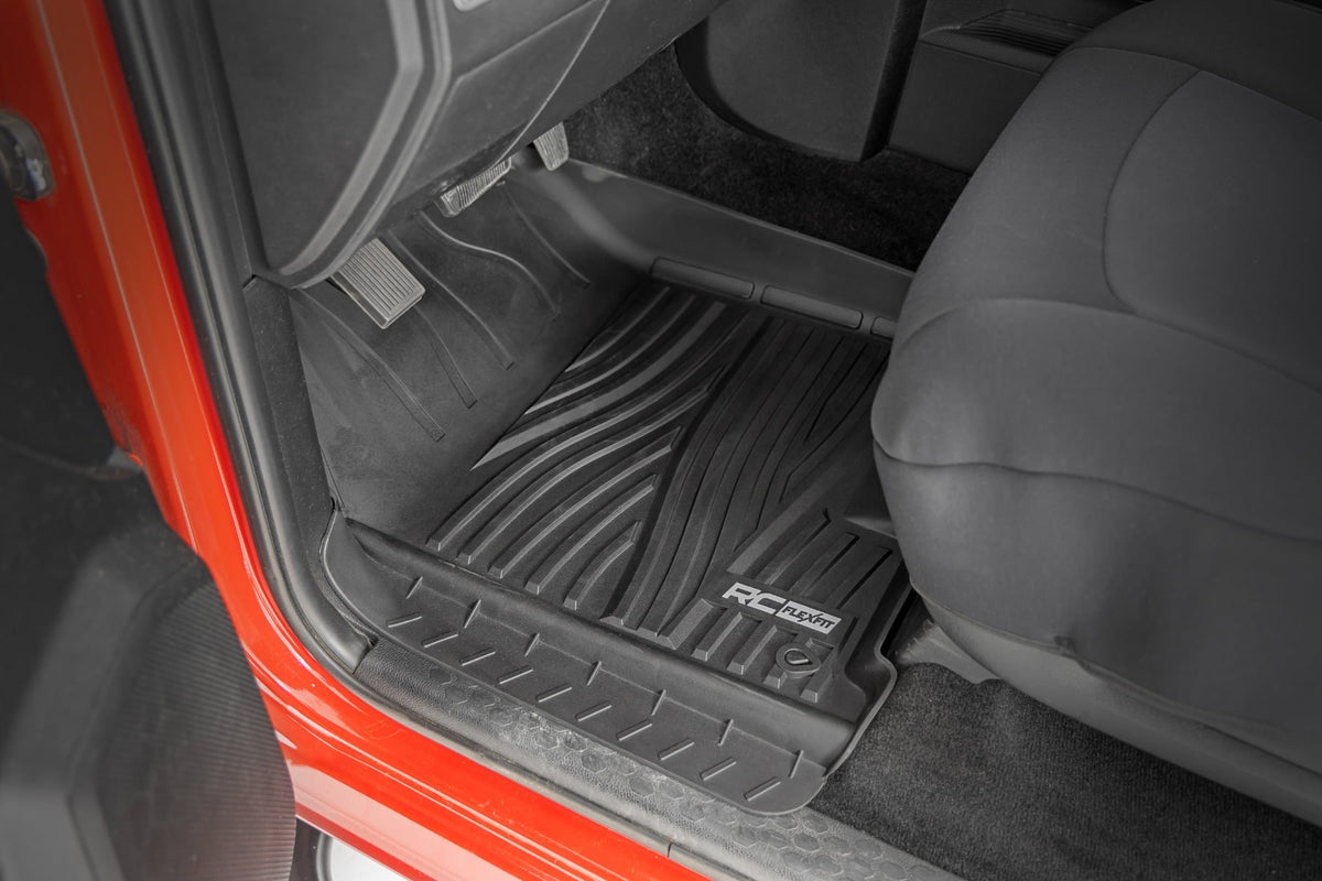 Flex-Fit Floor Mats FR Crew Cab Ram 1500 2WD/4WD (2012-2018 & Classic) Rough Country