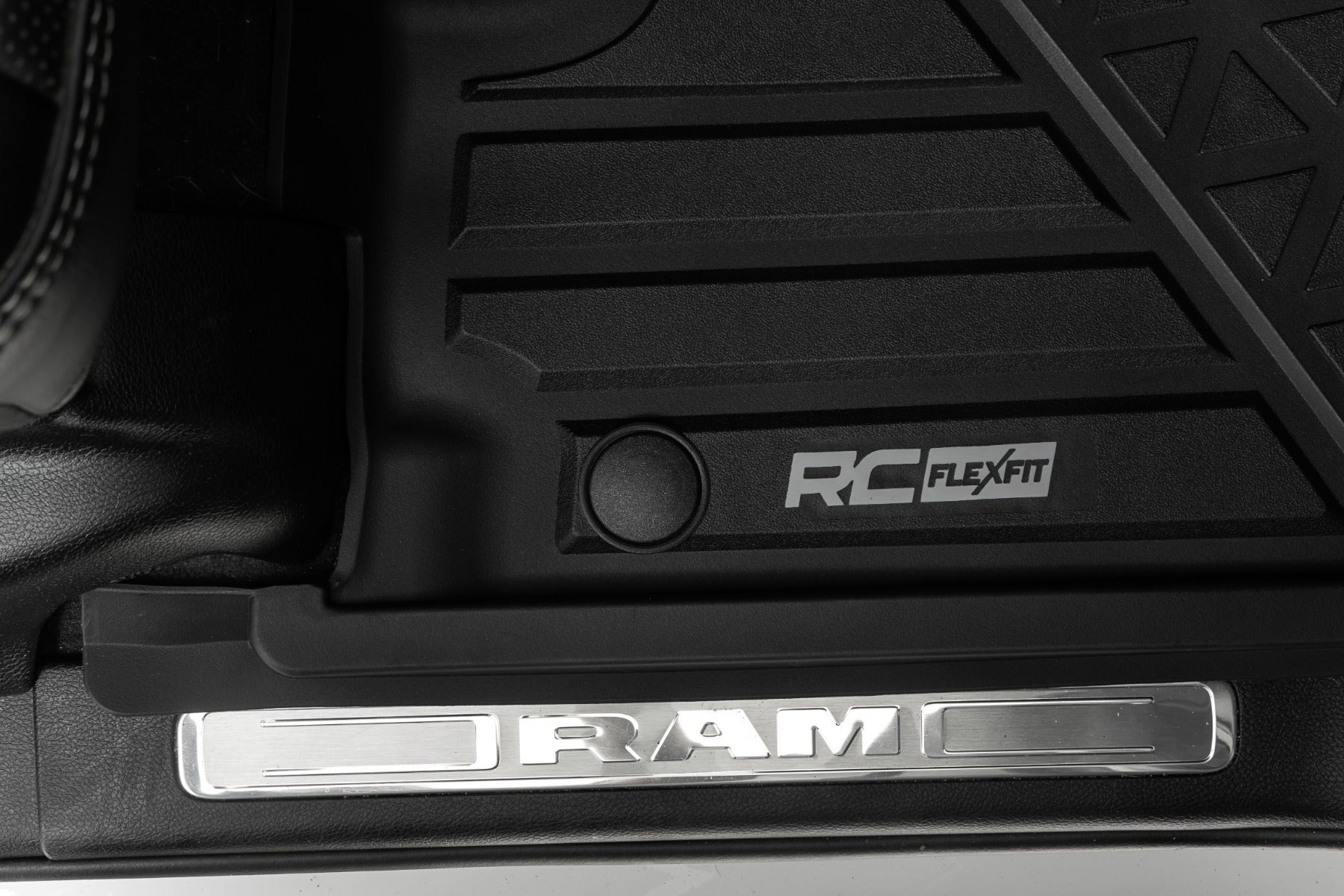 Flex-Fit Floor Mats FR & RR Crew Ram 1500 (19-24)/1500 TRX (21-24) Rough Country