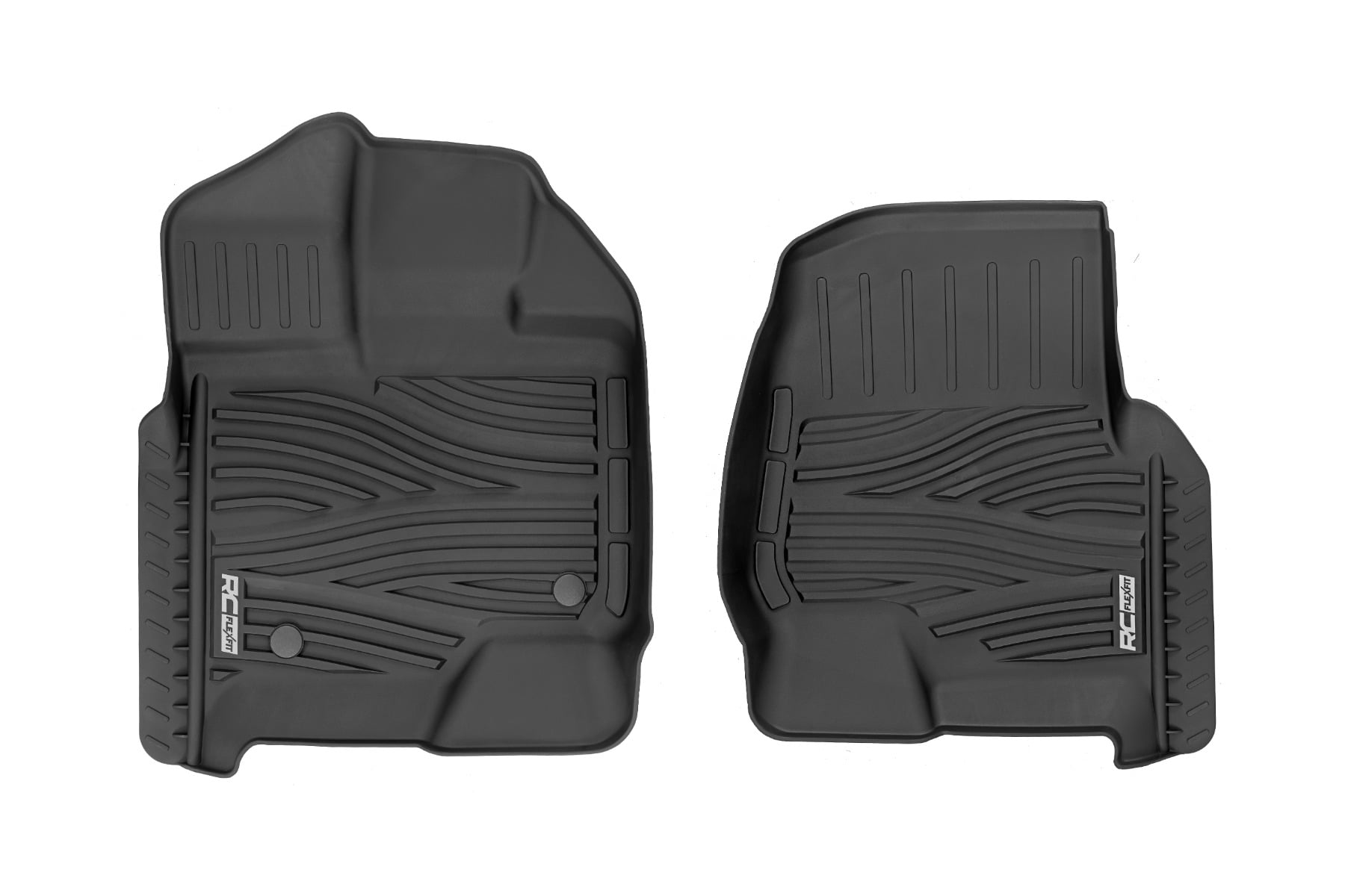 Flex-Fit Floor Mats Front Ford F-150 (15-26)/F-150 Lightning (22-26)/Raptor (17-25) Rough Country