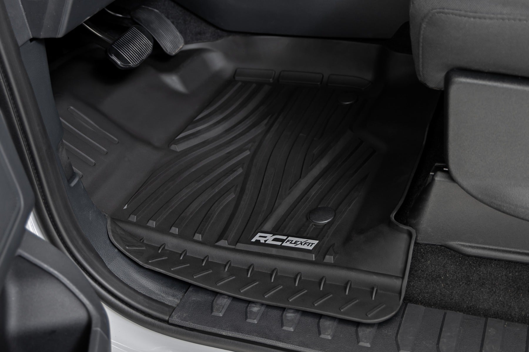 Flex-Fit Floor Mats FR & RR Ford F-150 (15-26)/F-150 Lightning (22-26)/Raptor (17-25) Rough Country