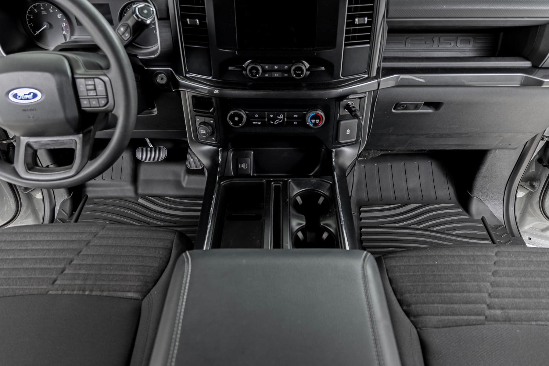 Flex-Fit Floor Mats Front Ford F-150 (15-26)/F-150 Lightning (22-26)/Raptor (17-25) Rough Country