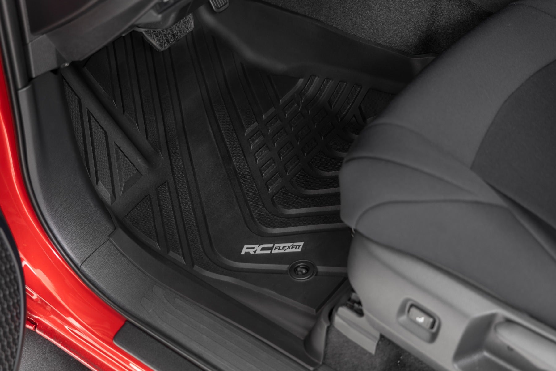 Flex Fit Floor Mats Front Crew Toyota Tacoma 2WD/4WD (2024-2026) Rough Country
