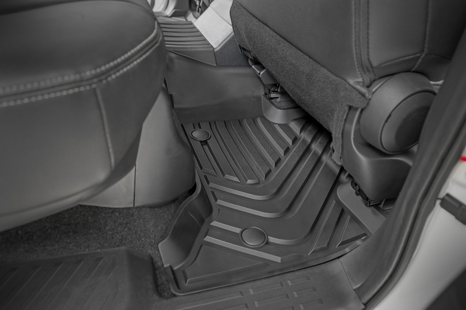 Flex-Fit Floor Mats FR & RR Toyota Land Cruiser 4WD (2024-2026) Rough Country