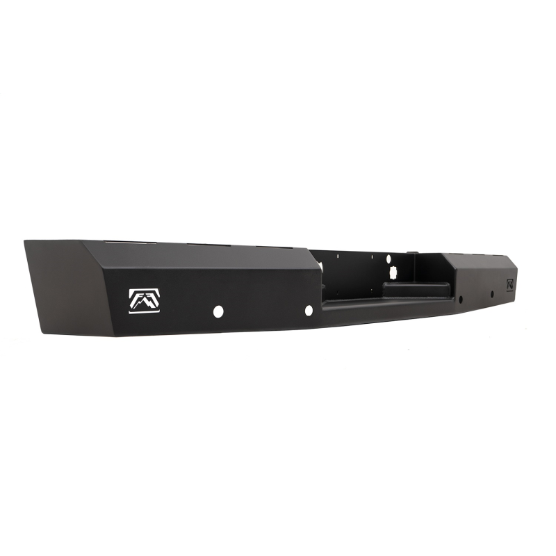 Fab Fours Red Steel Rear Bumper Model FF09-RT1750-1