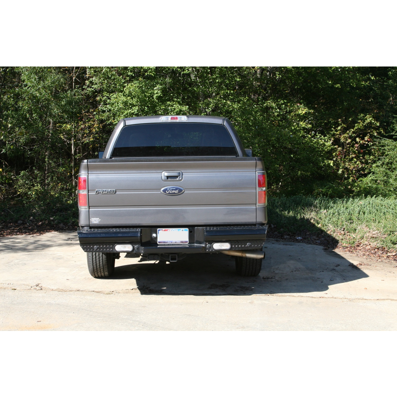Fab Fours Black Steel Ranch Rear Bumper Model FF09-T1750-1