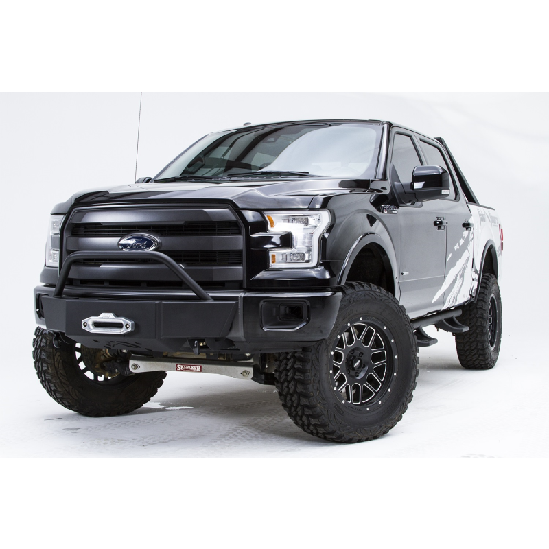 Fab Fours Winch Mount w/ Grille Guard Model FF15-N3250-1