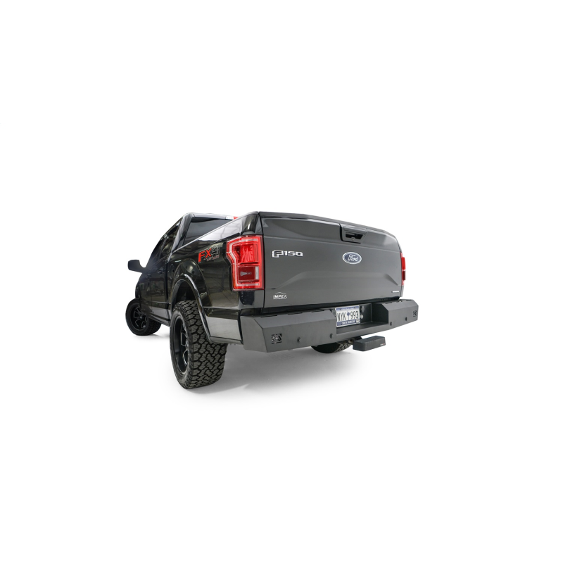 Fab Fours Red Steel Rear Bumper Model FF15-RT3250-1