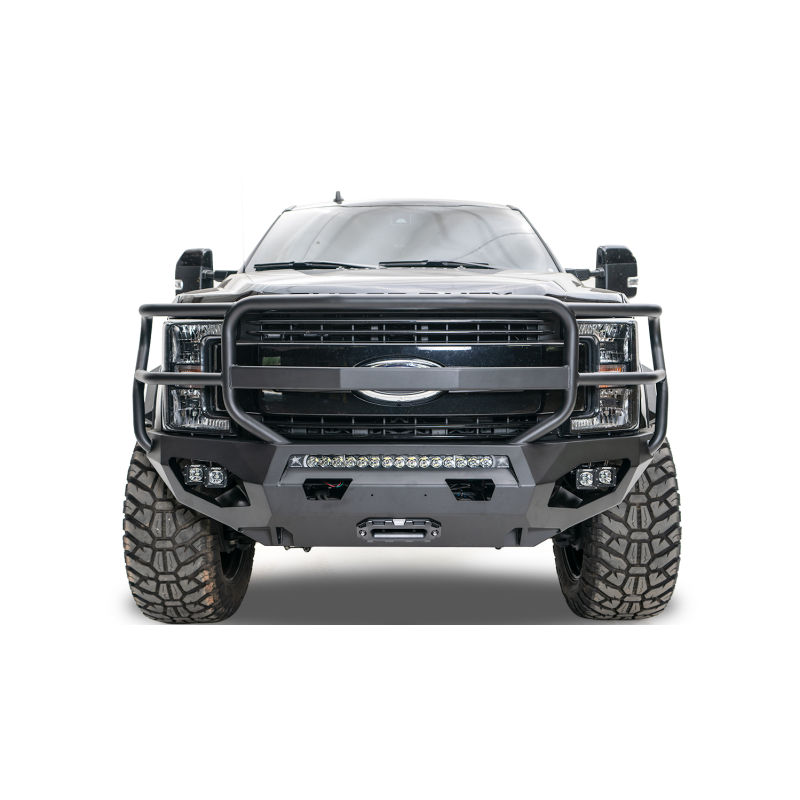 Fab Fours Matrix Front Bumper w/ Full Grille Guard Model FS17-X4150-1