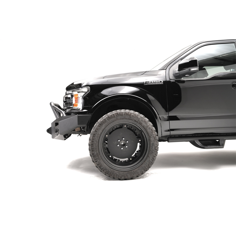 Fab Fours Premium Winch Front Bumper w/ Pre Runner Guard Model FF18-H4552-1