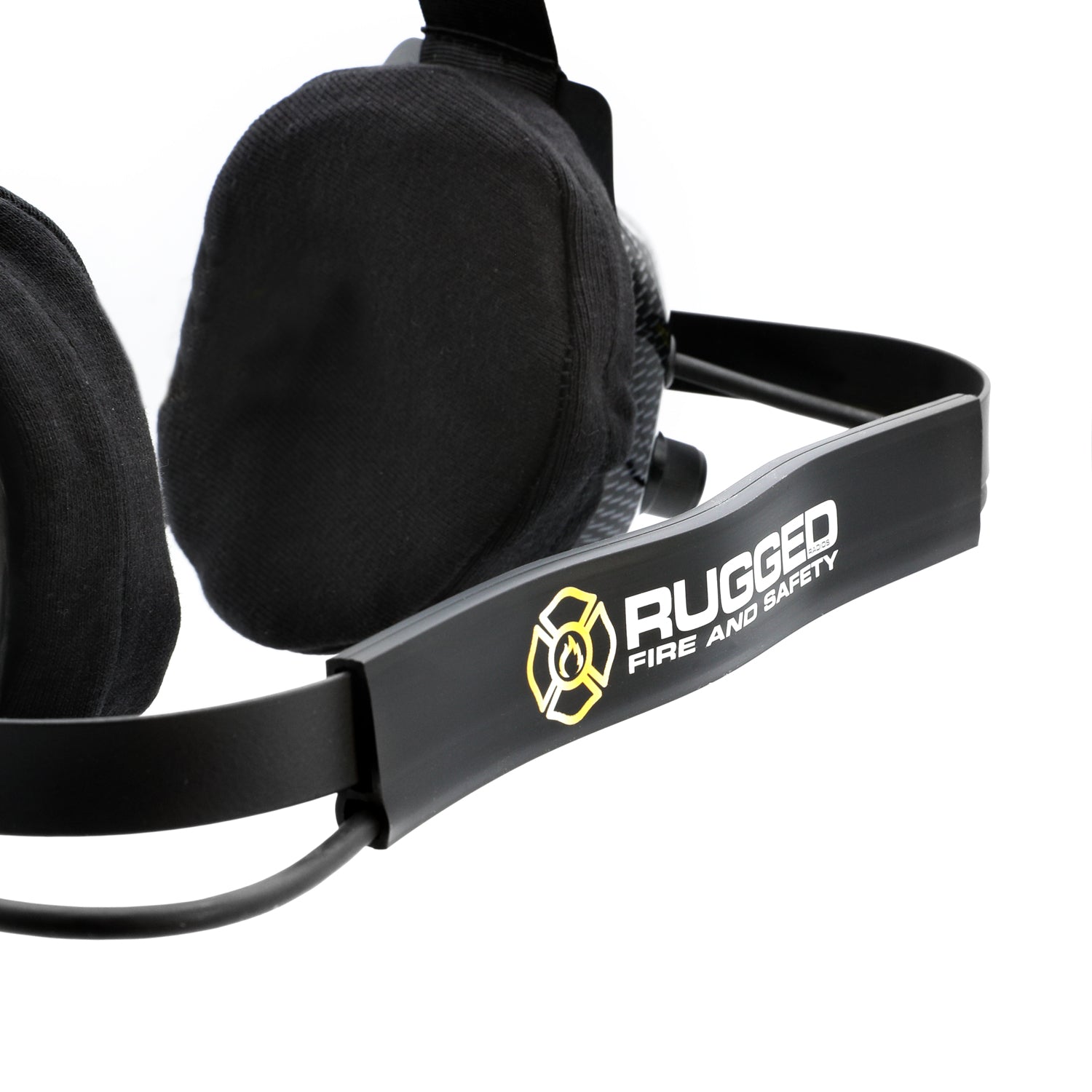 FHS Behind-The-Head Fire Safety Industrial Headset - With Mic On/Off Button / For Rugged / Firecom