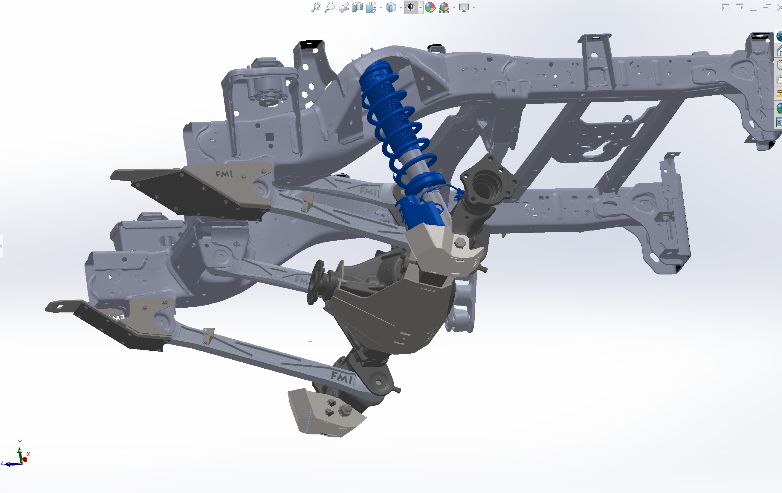 2024 Ranger Raptor rear suspension kit featuring billet aluminum arms and ultra-flex joints for enhanced offroad performance.