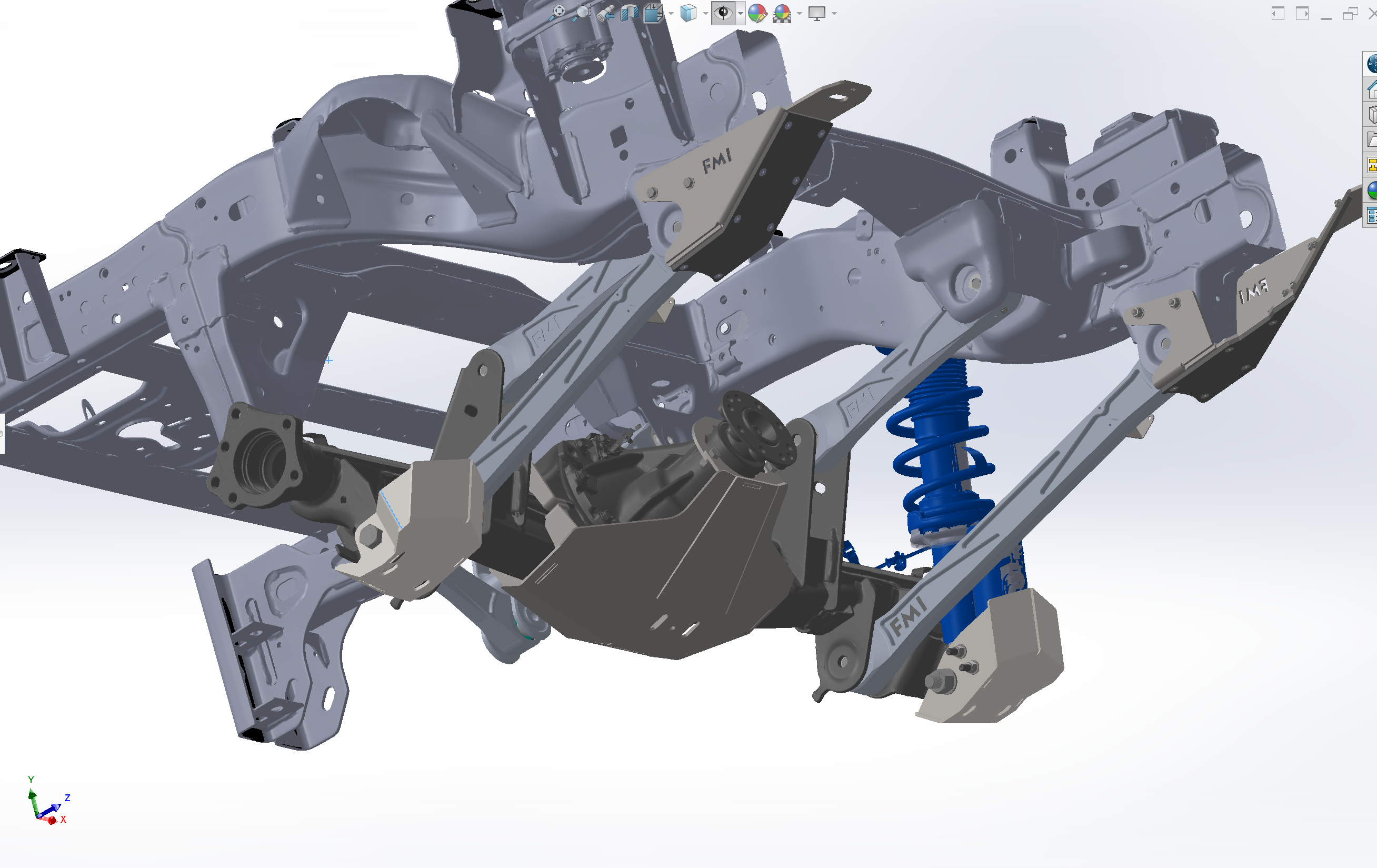 2024 Ranger Raptor rear suspension kit featuring billet aluminum arms and ultra-flex joints for enhanced offroad performance.