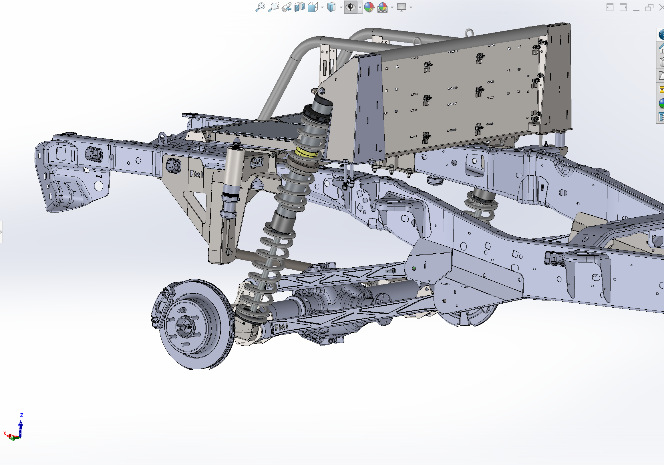 2010-2014 Raptor long travel 5-link rear suspension coil over conversion kit for F150 and Gen 1 Raptors, showcasing detailed components.