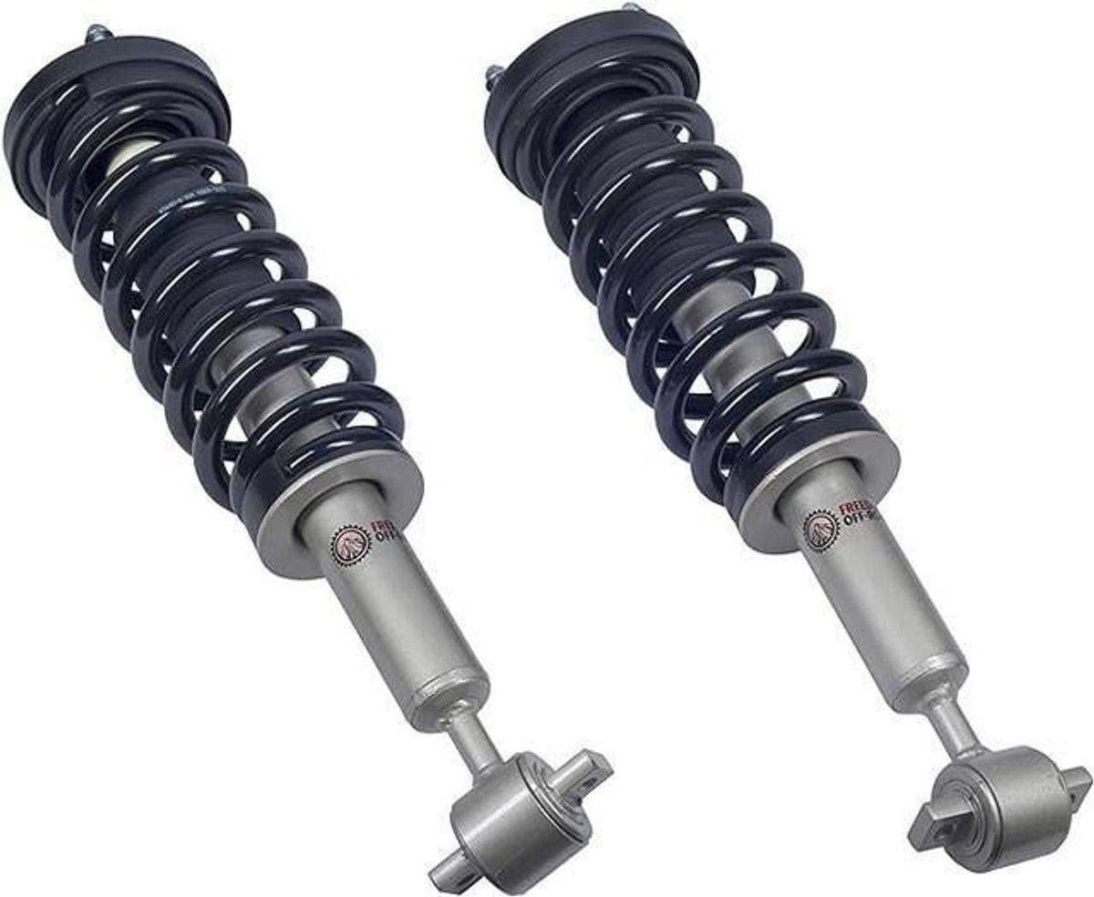 Front 3.5 Inch Lift Struts w/ Rear 3 Inch Blocks and Shocks 2021-Present Ford F-150 Freedom Off-Road