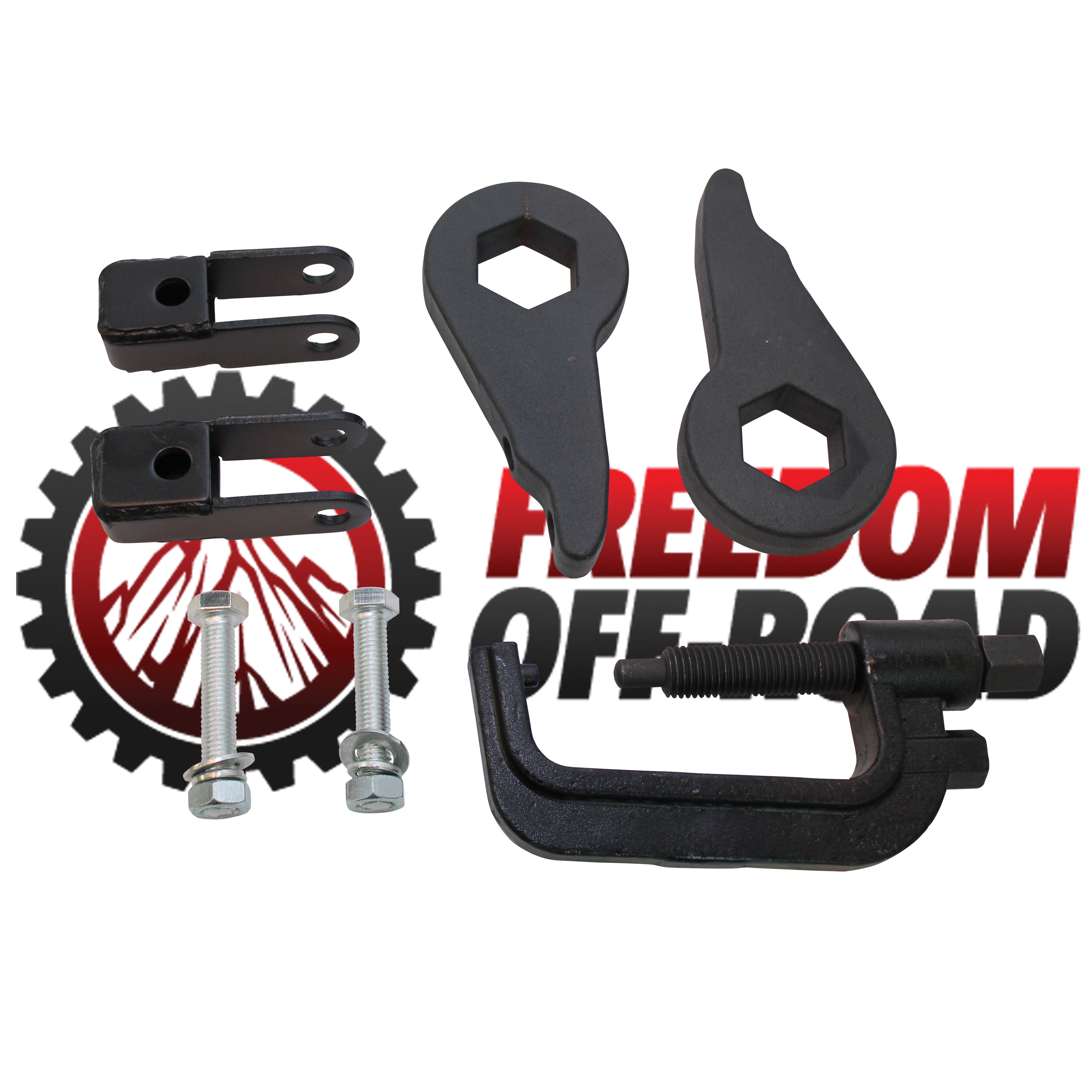 1"-3" Leveling Kit Torsion Keys, Install Tool, Shock Extenders #FO-G101F+FO-G406+FO-UTTOOL