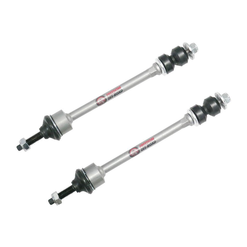 Front Extended Zinc-Nickel Sway Bar End Links for 2-3.5 Inch Lift 06-10 Dodge Ram 1500/11-18 Ram 1500/11-13 Ram 2500/3500/99-06 Chevrolet Silverado/GMC Sierra 1500/01-10 Chevrolet Silverado/GMC Sierra 2500/3500HD Freedom Off-Road