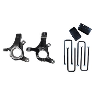3 Inch Lift Spindles 3 Inch Rear Lift Blocks w/ U Bolts 99-06 Silverado/Sierra 1500 Freedom RWD Off-Road