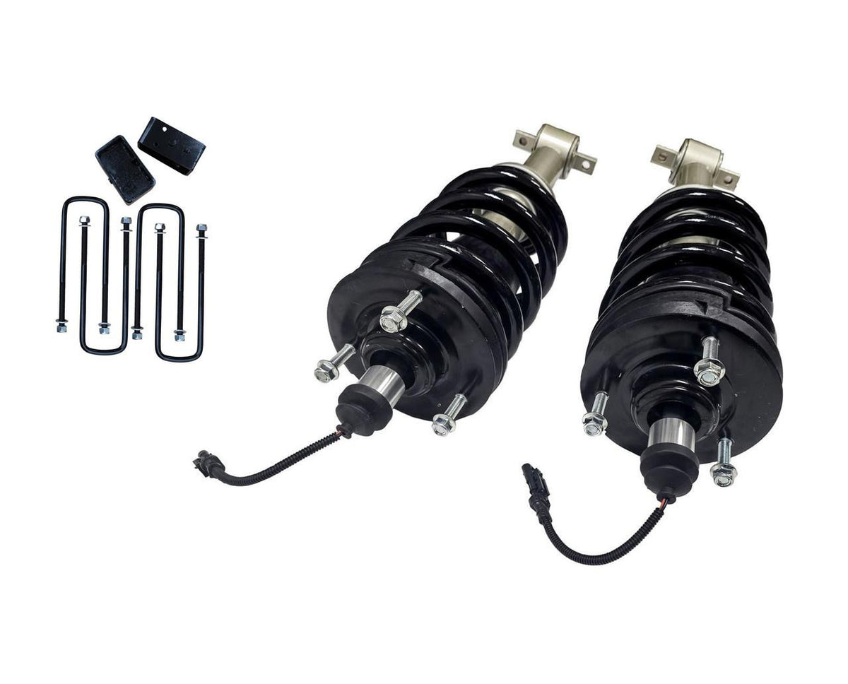 2 Inch Lift Mag Ride Delete Loaded Struts with Rear 2 Inch Blocks Freedom Off-Road